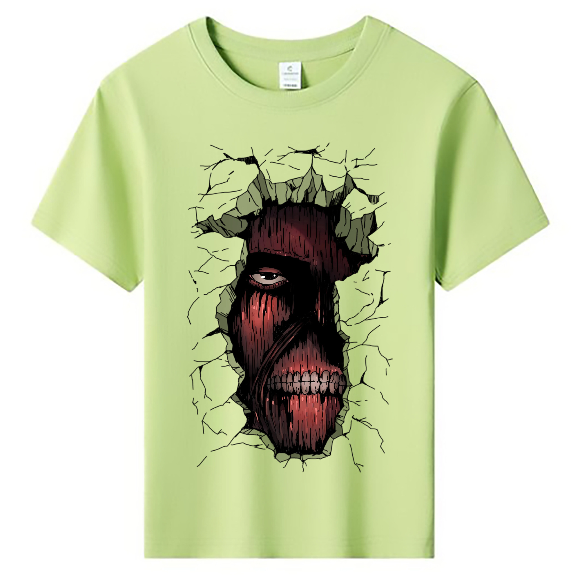 （画像用） 進撃の巨人 Attack on Titan 綿100％キッズTシャツ（フロントプリント）
